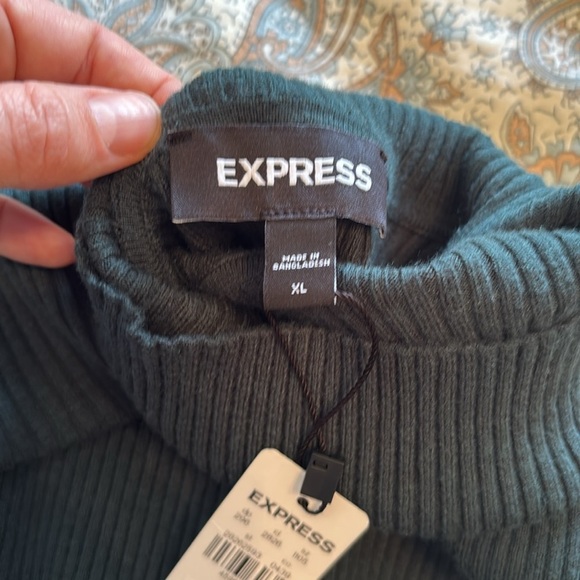 Express Ribbed Turtleneck Sweater - Picture 6 of 6